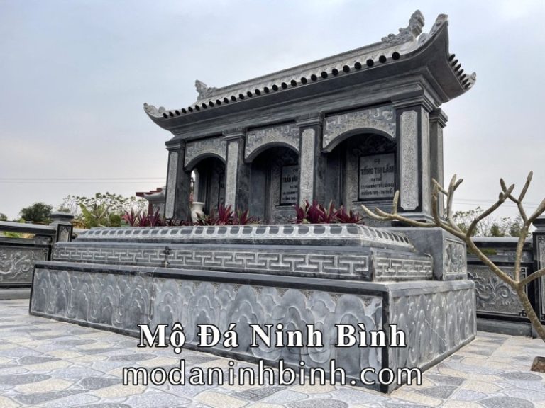 Xây Lăng Mộ đá xanh rêu tại Ninh Bình