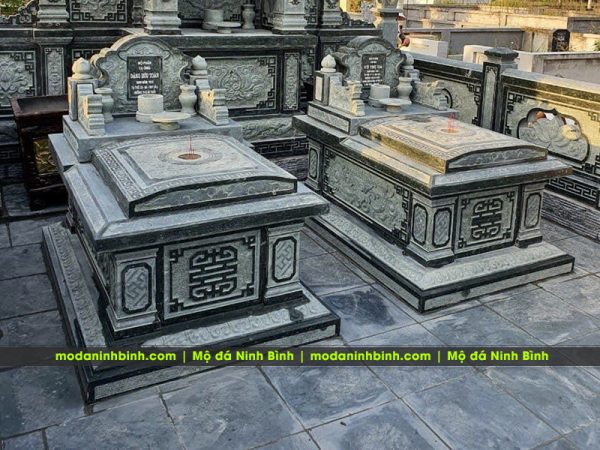 Mẫu Mộ đá đơn tam sơn - Mộ đá đẹp, trang trọng khi chuyển mộ, di dời mộ phần hiện nay.