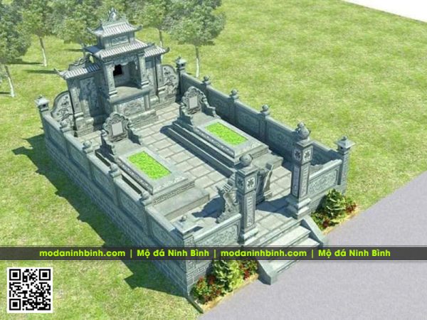 Thiết kế Lăng Mộ đá đẹp cho Bố Mẹ tại Ninh Bình #thietkelangmo