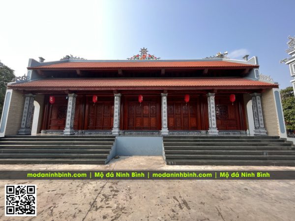 Lắp đặt Cột đá Vuông cho Nhà Chùa - Mẫu Cột đá đẹp #cotda 4 Lap dat 6 cot da vuong cho Chua