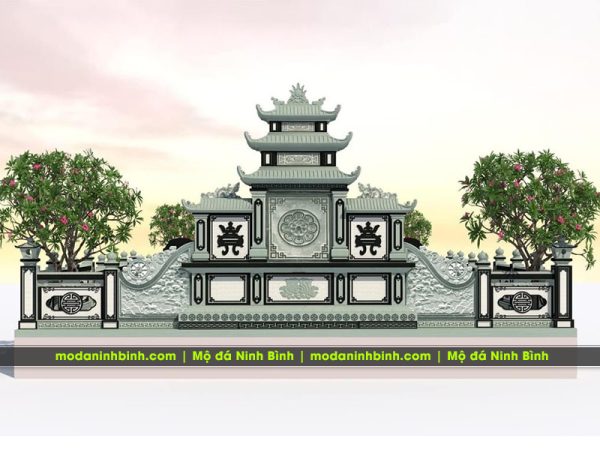 Thiết kế, xây Lăng Mộ đá gia đình (Lăng Mộ cho Bố Mẹ đẹp) #langmoda 6 Mau-Lang-tho-da-xanh-reu-dep-cho-Bo-Me.jpg