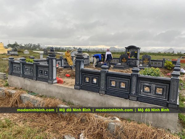 Thiết kế, xây Lăng Mộ đá tại Hà Nội 4 Mau lang mo da gia dinh dep