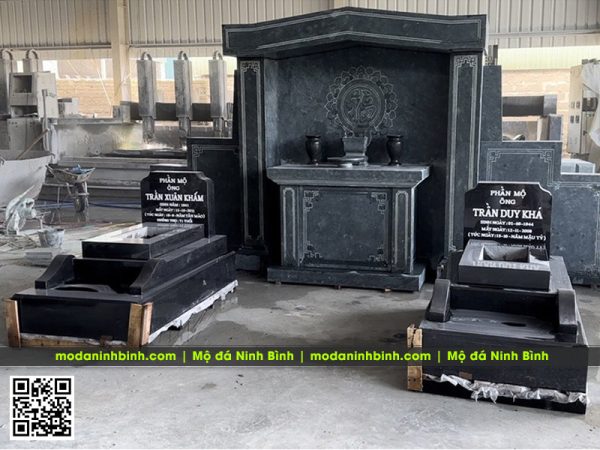 Thiết kế Lăng Mộ đá granite đẹp - Xây Mộ đá Granite tại Ninh Bình 15 Xây lăng mộ đá granite đẹp, diện tích khoảng 10 - 15m2 cho phần mộ của Bố Mẹ, Ông Bà.