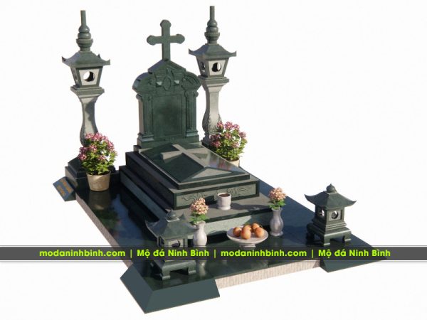 Mộ đá công giáo đẹp, chất lượng cao tại Mộ đá Ninh Bình - modaninhbinh.com