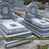 Mẫu Mộ đá cấp - Mộ đá 3 cấp đẹp tại Ninh Bình