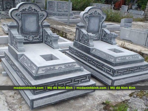 Mẫu Mộ đá cấp - Mộ đá 3 cấp đẹp tại Ninh Bình