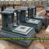 Mẫu Mộ đá 1 mái đá xanh rêu (mộ đá mái vòm) tại Ninh Bình