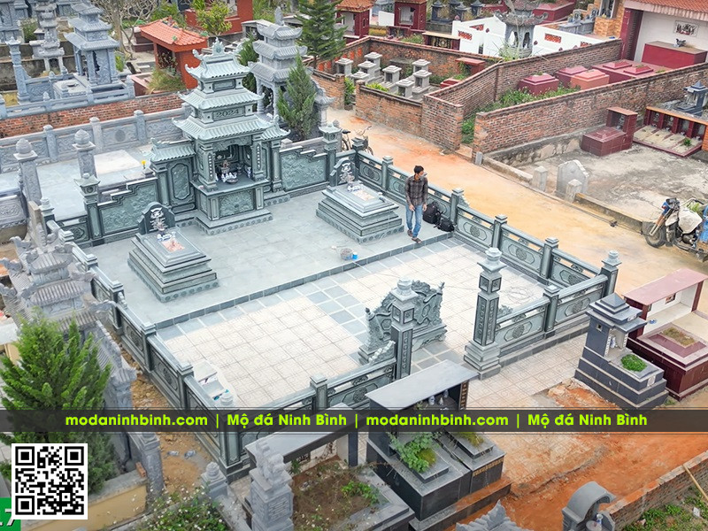 Khu Lăng Mộ đá xanh rêu cho phần mộ của Bố Mẹ, Ông Bà 10 Khu Lăng Mộ đá xanh rêu đẹp - chất lượng cho phần mộ của Bố Mẹ