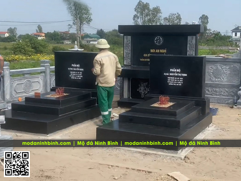 Lưu ý lựa chọn đá granite đen Ấn Độ cao cấp khi xây Lăng Mộ đá cho Bố Mẹ 12 Lăng Mộ đá granite đen Ấn Độ cho Bố Mẹ