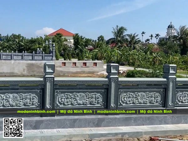 Lưu ý xem tuổi xây lăng mộ đá năm 2026 và xem ngày xây lăng mộ 2026 14 Mau Lan can da dep Hang rao da tai Lang Mo