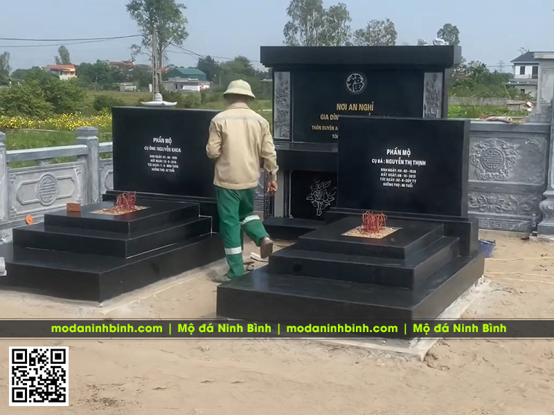 Lưu ý lựa chọn đá granite đen Ấn Độ cao cấp khi xây Lăng Mộ đá cho Bố Mẹ 3 Mẫu Lăng Mộ đẹp - Lăng Mộ đá granite