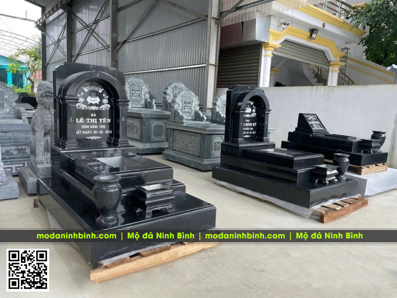 Mẫu Mộ đá hoa cương đẹp (mộ granite đen) 3 Mau-Mo-da-hoa-cuong-dep-mo-granite-den.jpg
