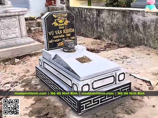 Mẫu Mộ đá xanh tự nhiên đẹp, giá rẻ, lắp đặt ngay khi xây, sửa mộ 5 Mau Mo dep cho phan mo cua Ong Ba khi xay sua