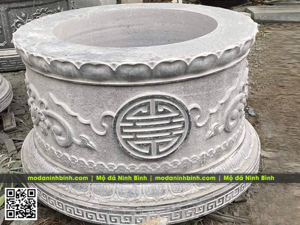 Mẫu Mộ tròn giả cổ đẹp cho Ông Bà - Cha Mẹ