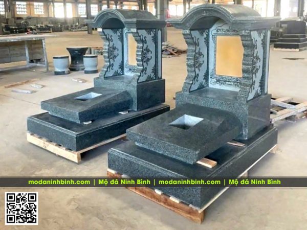 Mộ đá hoa cương 1 mái vòm - Ốp Mộ đá hoa cương