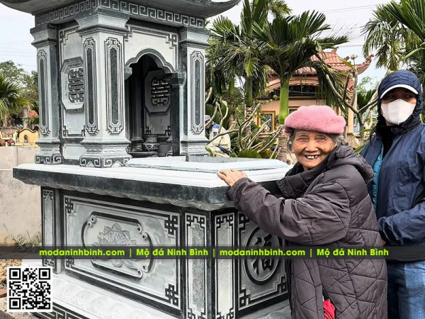 Nu cuoi rang ro cua Ba khi hoan thanh tam nguyen