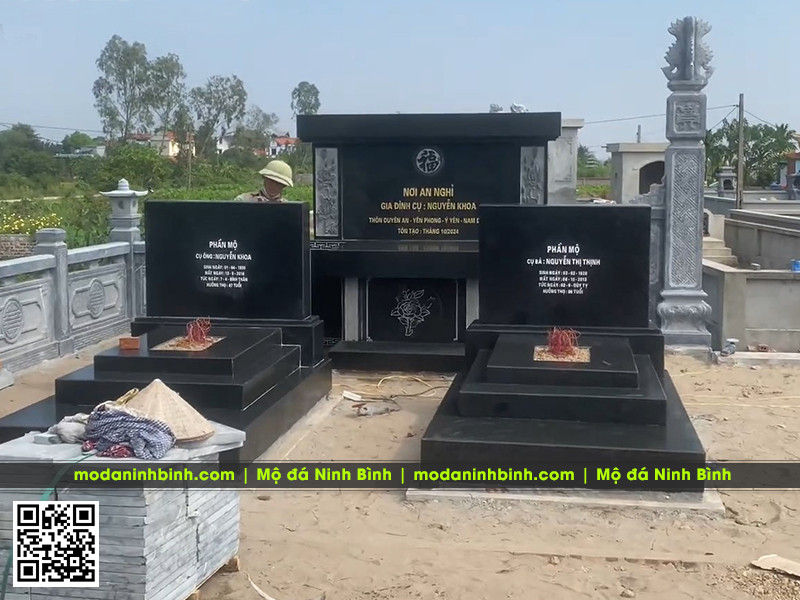 Lưu ý lựa chọn đá granite đen Ấn Độ cao cấp khi xây Lăng Mộ đá cho Bố Mẹ 9 Xây Lăng Mộ bằng đá granite #langmoda