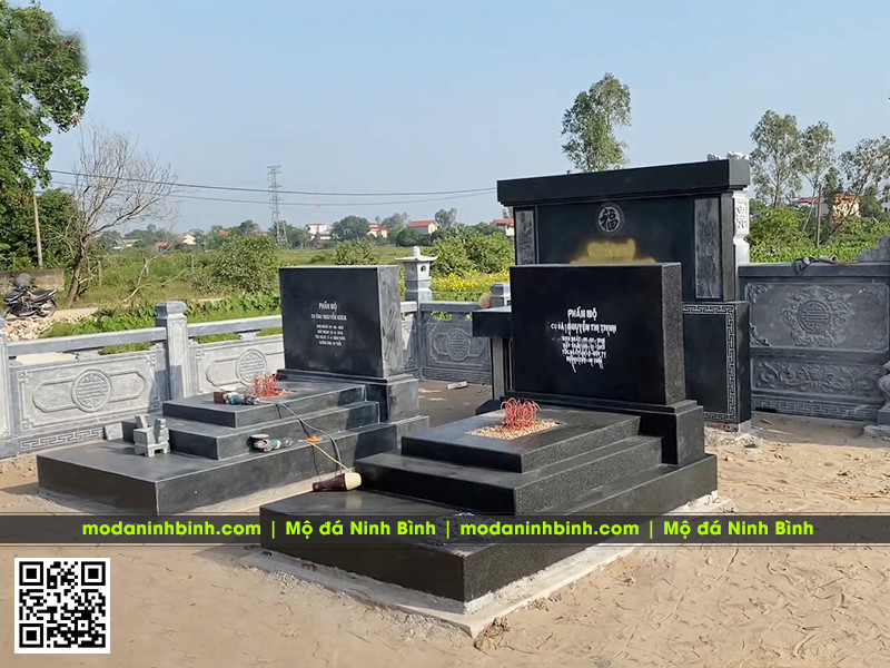 Lưu ý lựa chọn đá granite đen Ấn Độ cao cấp khi xây Lăng Mộ đá cho Bố Mẹ 11 Xây Mộ - lăng mộ gia đình bằng đá hoa cương Bình Định