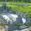 Khu Lăng Mộ đá đẹp, chất lượng cao bằng đá xanh rêu Thanh Hóa #langmoda.