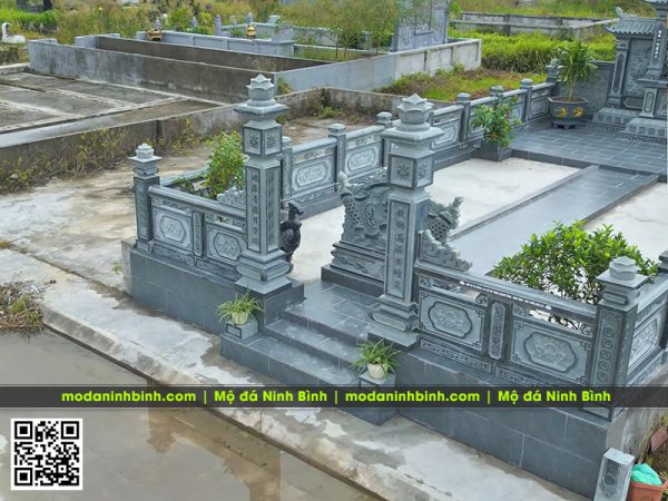Khuon vien quy hoach dep bai ban cho khu lang mo gia dinh