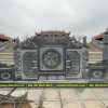 Bình phong đá nhà Chùa - Đình - Đền