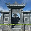 Mẫu Cổng đá tự nhiên đẹp, chất lượng, được nhiều gia đình, dòng họ lựa chọn.