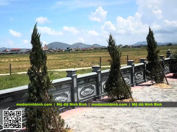 Tư vấn, thiết kế, thi công, xây dựng hoàn thiện khu Lăng Mộ đá tại Hà Tĩnh 7 Khuon vien lan can da sac net tinh te