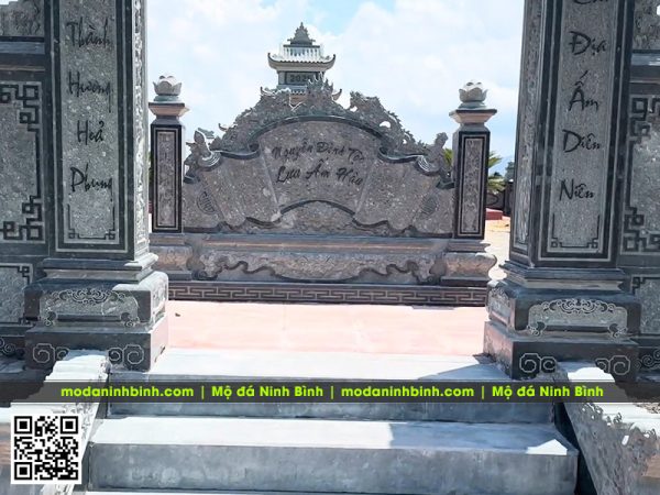 Tư vấn, thiết kế, thi công, xây dựng hoàn thiện khu Lăng Mộ đá tại Hà Tĩnh 9 Loi-vao-lang-mo-dat-buc-Binh-phong-da-chan-phong-thuy-langmoda-2026.jpg