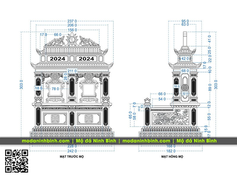 Mau Ban ve thiet ke Mo da doi hai mai