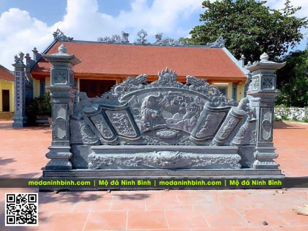 Mẫu Bình Phong Nhà thờ họ - Nhà thờ tổ