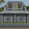 Mẫu Mộ đá đôi đẹp bằng đá granite xanh Bình Định - Báo giá mộ đá đôi năm 2026