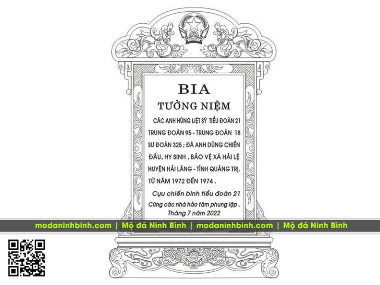 Bản vẽ thiết kế Bia tưởng niệm Anh Hùng Liệt Sỹ