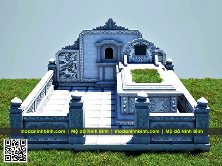 Thiết kế Lăng Mộ đá đẹp cho Bố Mẹ (Lăng mộ đá chôn 1 lần)