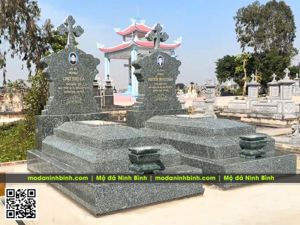 Mẫu Mộ công giáo đẹp, ấn tượng - Mộ công giáo đá granite xanh Bình Định 9 Xay-Mo-cong-giao-uy-tin-tren-toan-quoc-Mo-da-Ninh-Binh.jpg