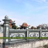 Ý nghĩa Lan can đá hoa văn chữ Tâm đẹp cho khu lăng mộ đá gia đình