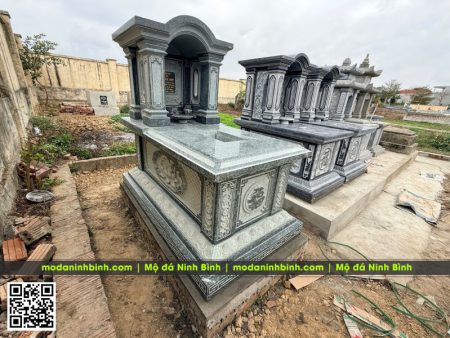 Mẫu Mộ đá đơn 1 mái vòm đẹp, chất lượng, chuẩn phong thủy huyệt mộ.