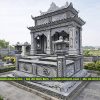 Đặt Mộ đá đôi 2 mái - Mẫu Mộ đôi 2 mái đẹp cho Ông Bà - Cha Mẹ