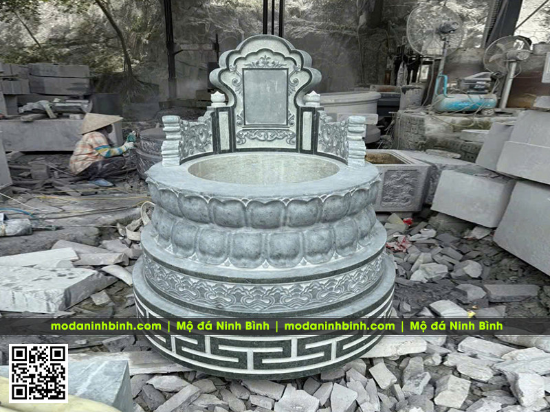 Lưu ý Xây Mộ tròn - Mẫu Mộ đá tròn đẹp 2026 #modatron 35 Dat Mo da tron cham Hoa Sen nguyen khoi