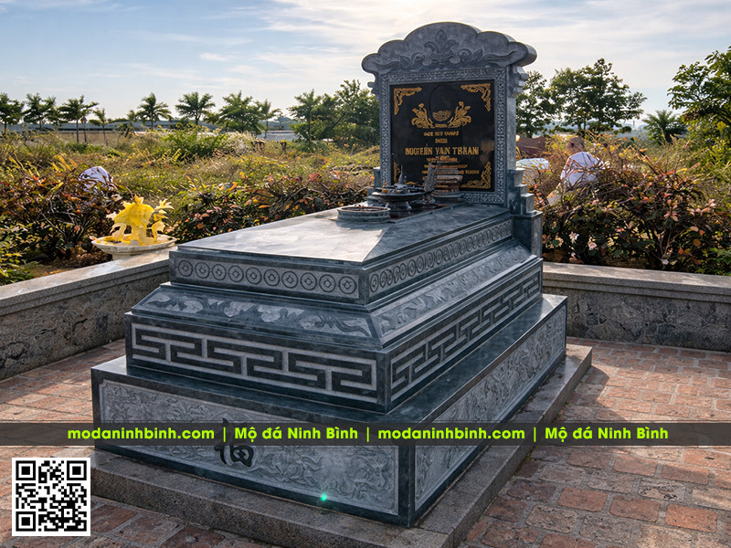 Mẫu Mộ đá đẹp - bề thế - trang trọng 2026 33 Mau Mo da dep be the trang trong 2026