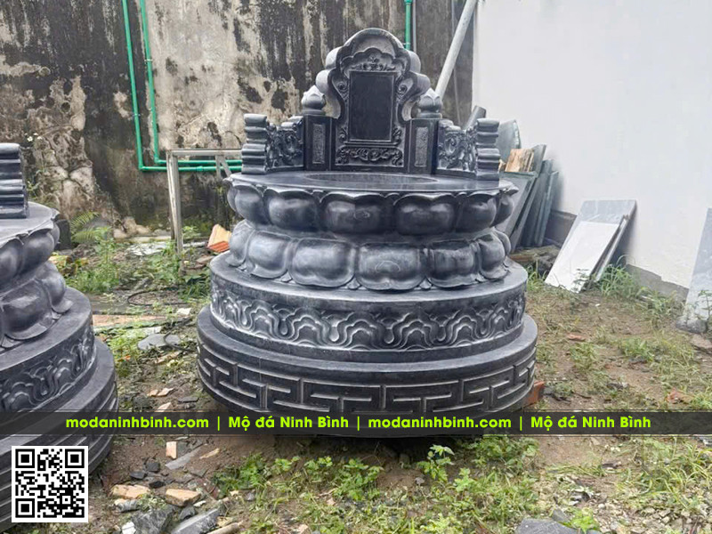 Lăng Mộ đá, Mộ đá - Đá Mỹ Nghệ Ninh Bình 117 Mau Mo da tron dep chuan Phong thuy tam linh