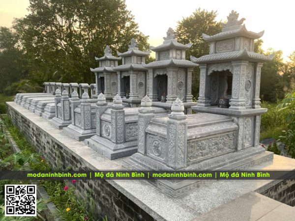 Có nên xây Mộ tổ bằng Mẫu Mộ đá 2 mái không