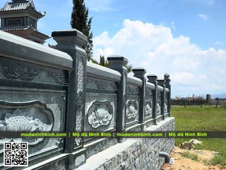 Mẫu Lan can đá khu Lăng Mộ gia đình đẹp, giá tốt tại Ninh Bình