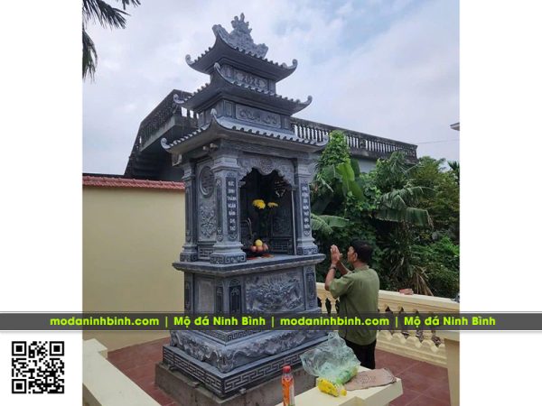 Kích thước Mộ đá 3 mái chuẩn phong thủy, tâm linh