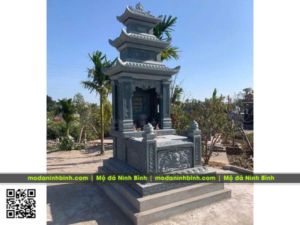 Kinh nghiệm xây Mộ đá 3 mái đẹp cho gia đình, họ tộc