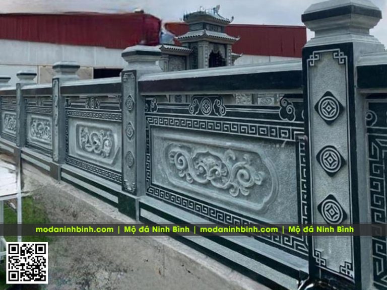 Lan can đá xanh rêu đẹp, chất lượng cao, giá hợp lý