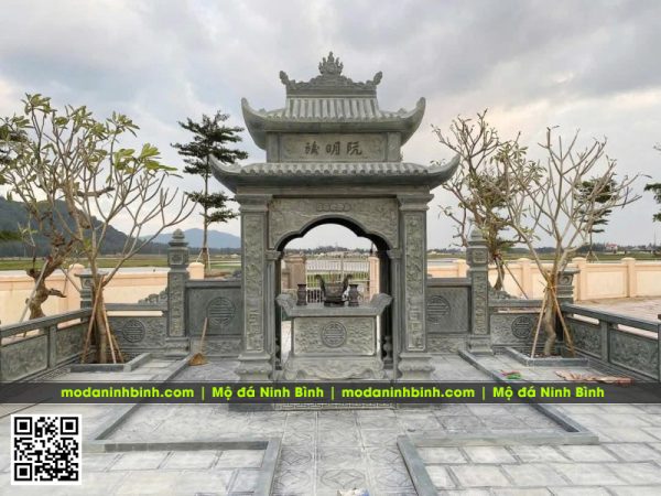 Tư vấn xây Lăng Mộ tổ, Mộ tổ gia tộc uy tín, chất lượng năm 2026 4 Lang tho da Long dinh da khu Lang Mo to