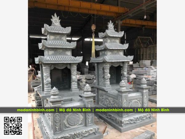 Lựa chọn Hoa văn Mộ đá 3 mái đẹp, chuẩn phong thủy