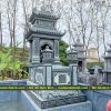 Mẫu Mộ đá 2 mái đẹp - bề thế - điển hình 2026