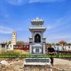 Mẫu mộ đá 2 mái đẹp - Mộ hai mái Ninh Bình