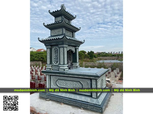 Thiết kế Mộ đá 3 mái điển hình tại Ninh Bình